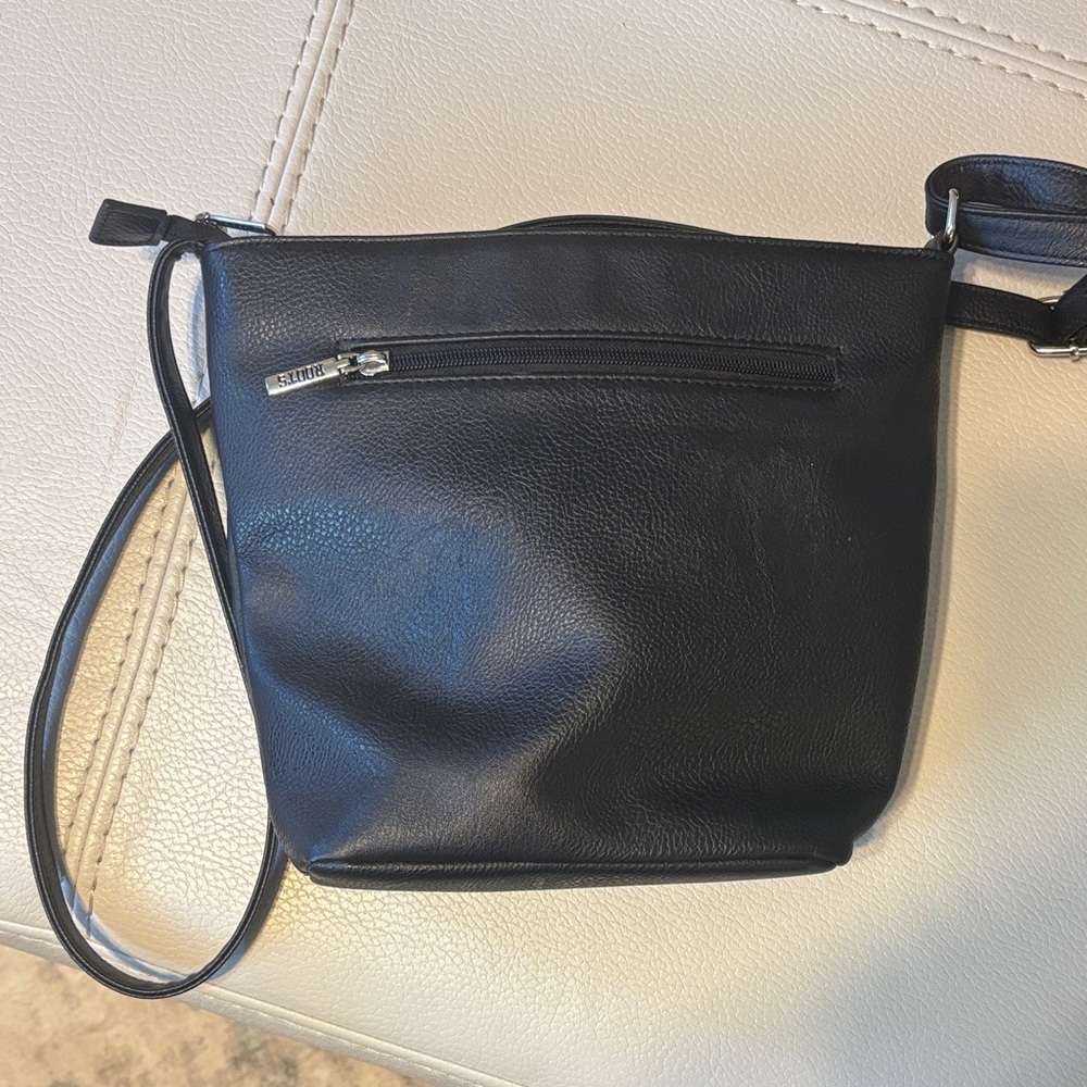 Roots Black Crossbody Bag - Picture 6 of 13